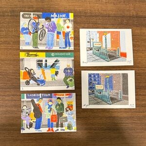 Inciardi Mini Print Set of 5 New York City Holiday